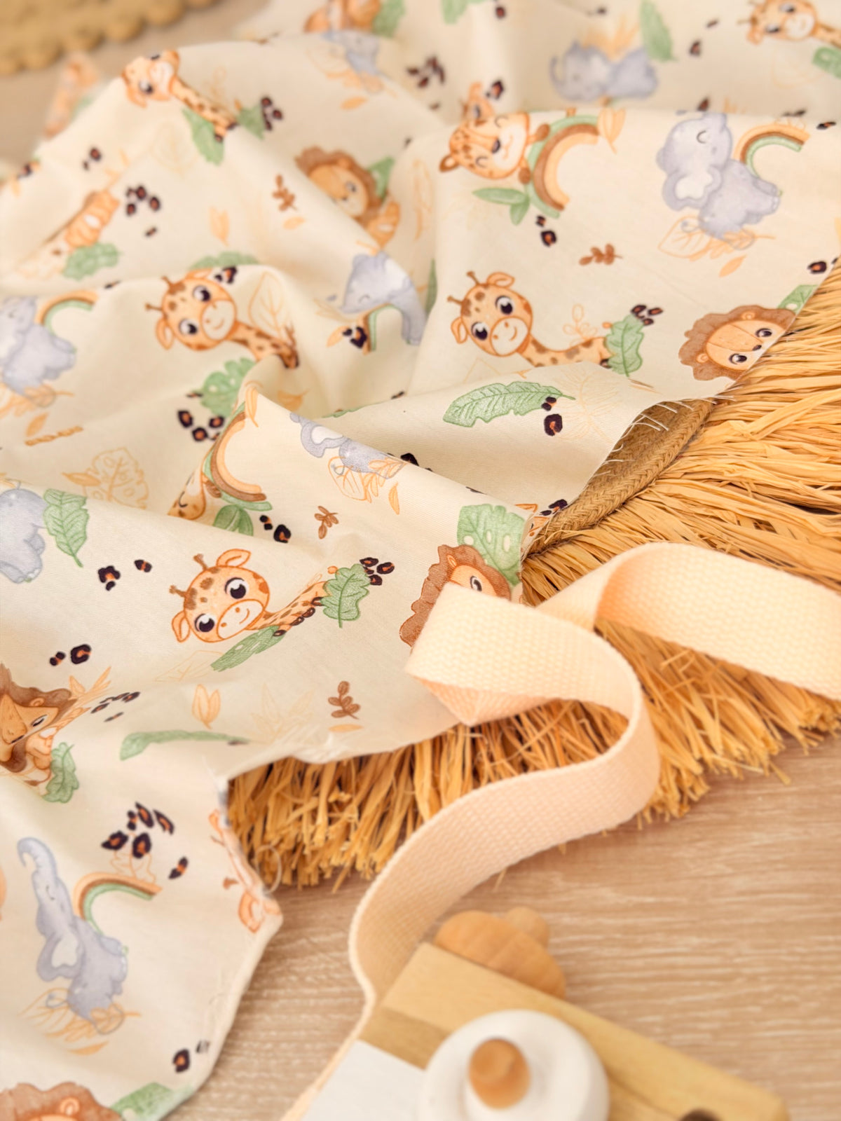 Cotton Twill Safari Friends