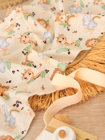 Cotton Twill Safari Friends