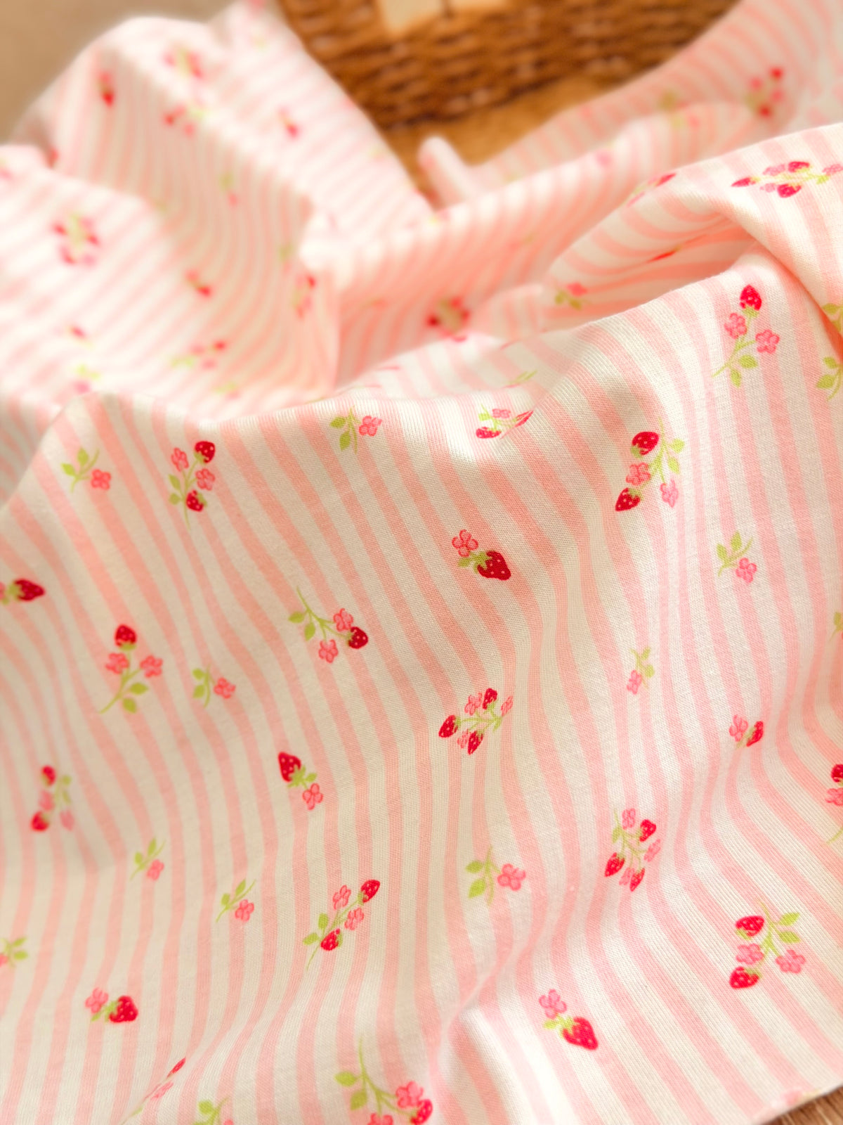 Interlock Strawberry Stripes