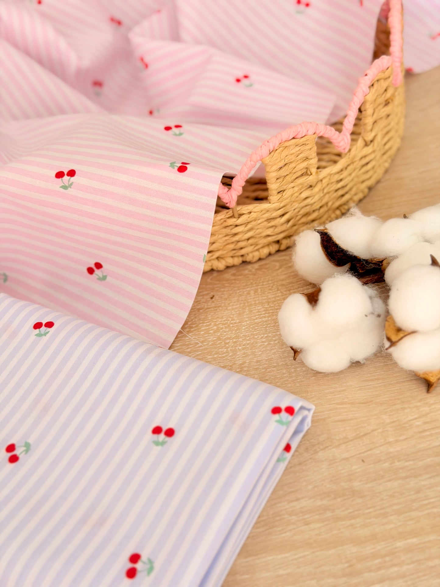 Printed Cotton Cherry Lane