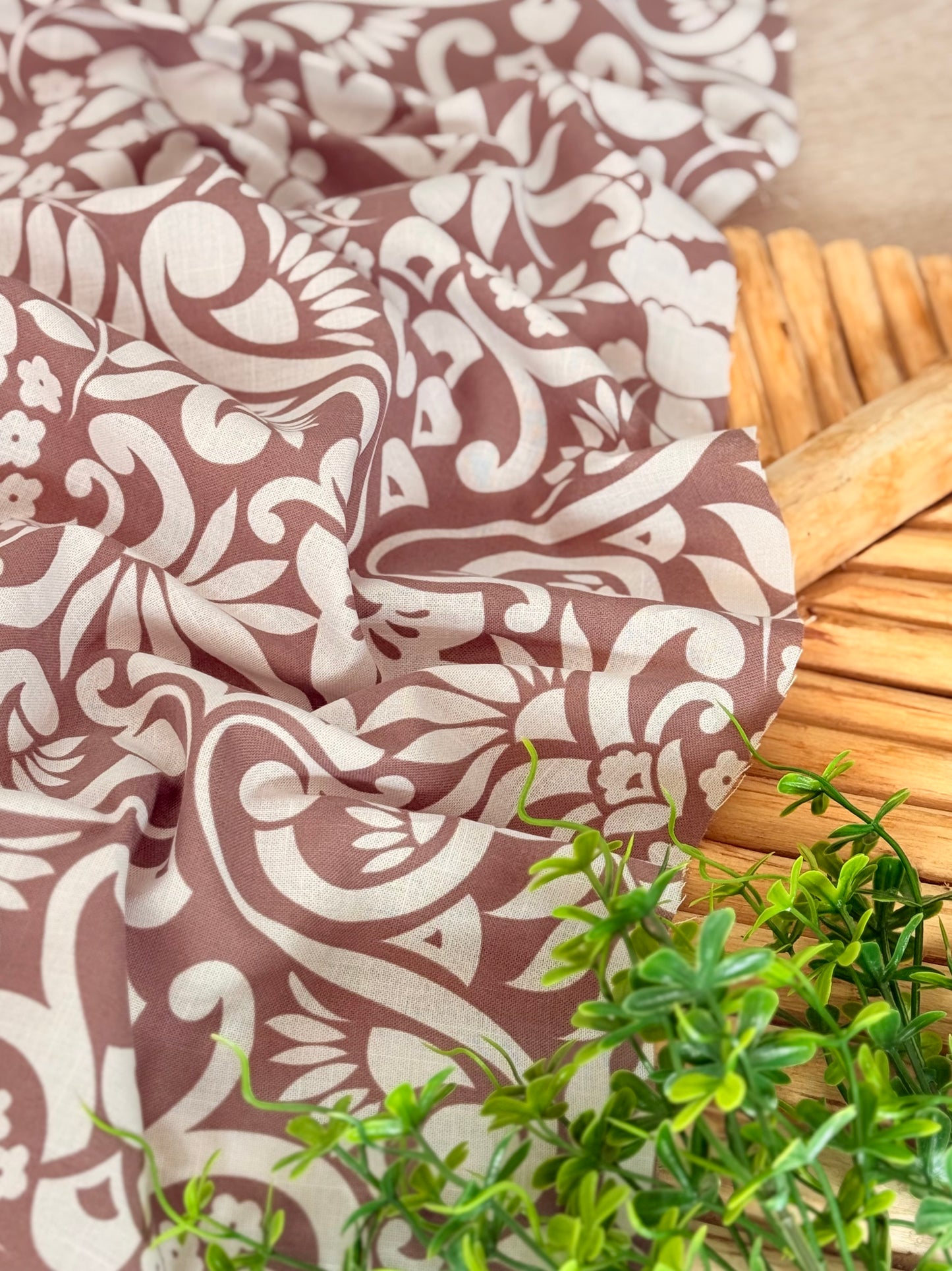 Printed Linen Florentine