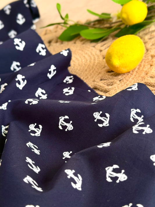Printed Cotton Sail Away