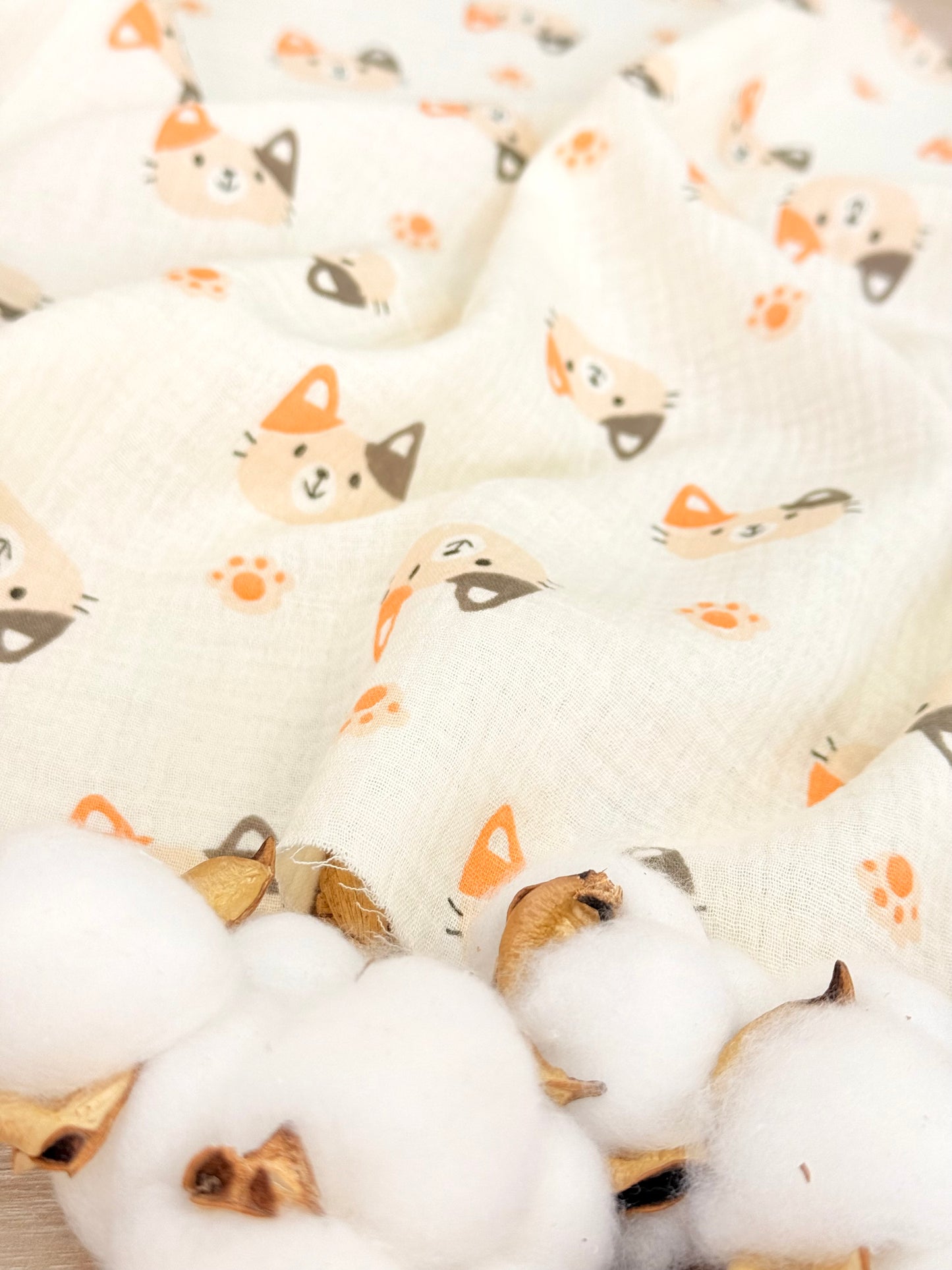Muselina Kitty Paws