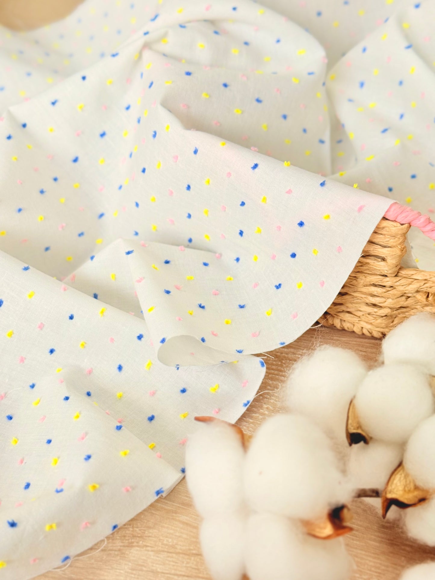 Plumeti Cotton Candy Dots | Algodón Plumeti
