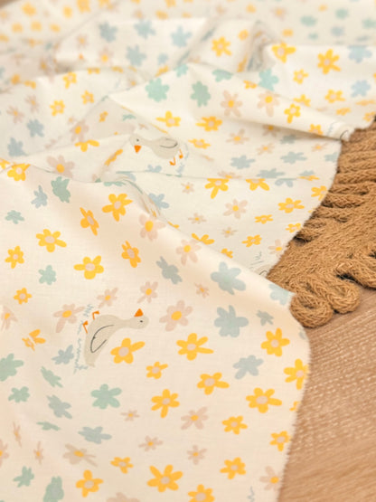 Cotton Twill Sunny Daisies