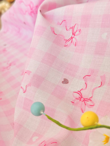 Printed Cotton Shiny Ribbons