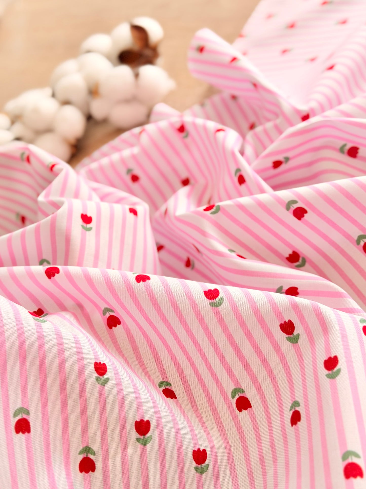 Printed Cotton Tulip Lane