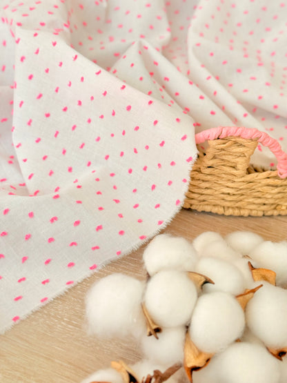 Plumeti Cotton Candy Dots | Algodón Plumeti