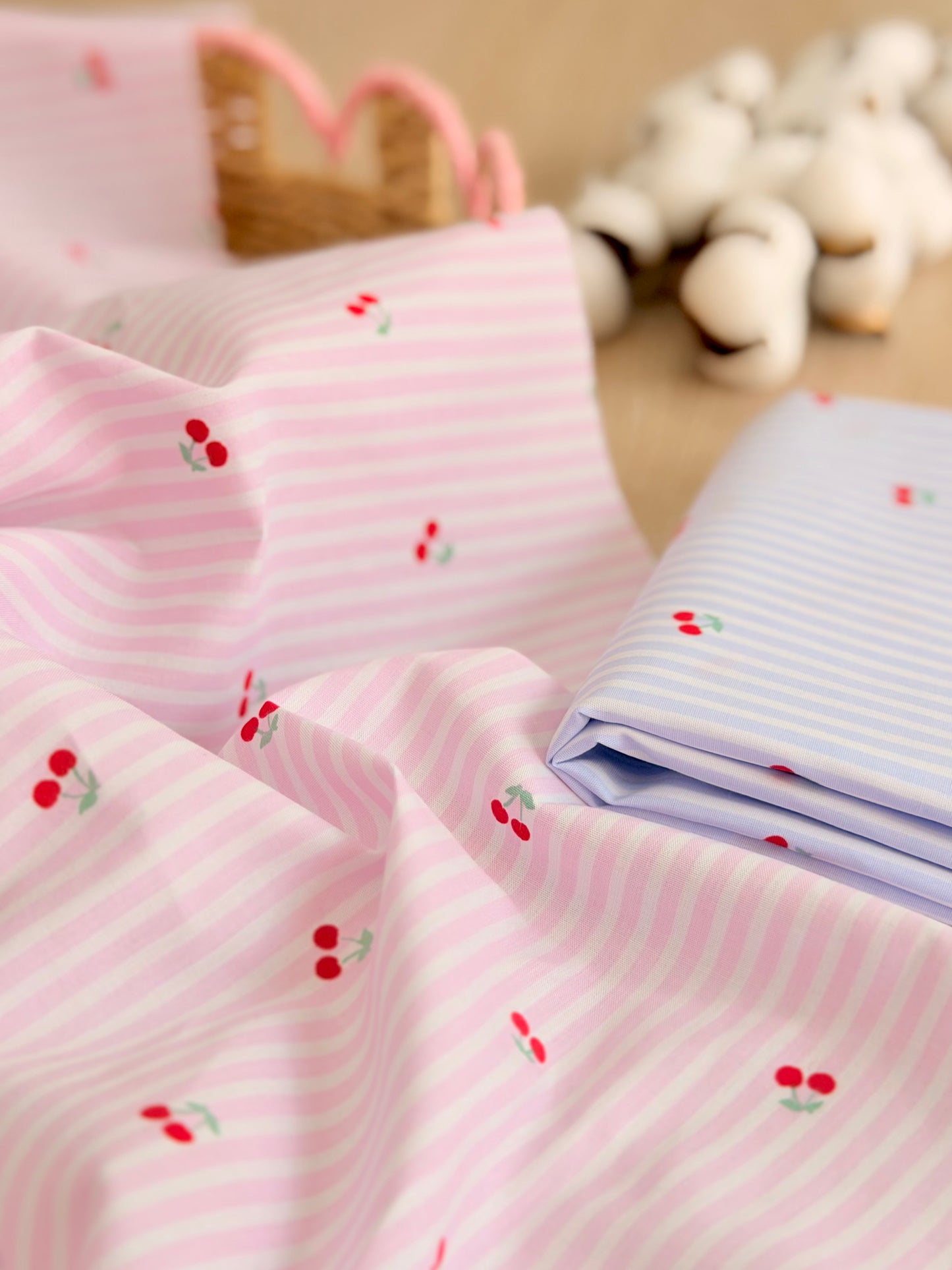 Printed Cotton Cherry Lane