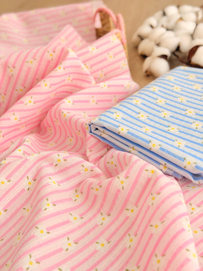 Embroidered Cotton Daisy Lane