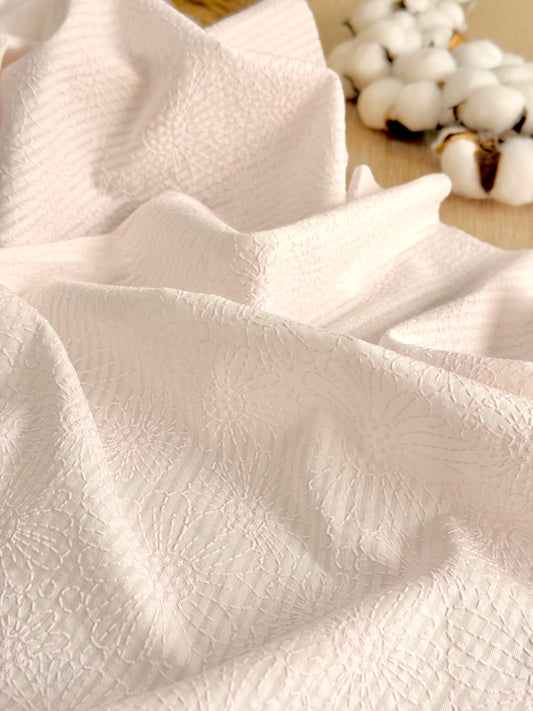Puff Printed Cotton Blush Bloom