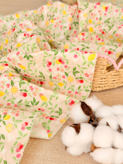 Cotton Twill Citrus Garden