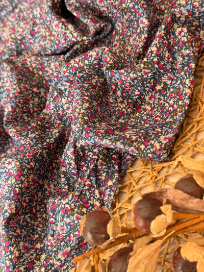 Printed Cotton Midnight Meadow