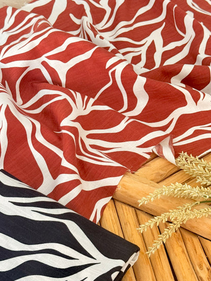 Printed Linen Wild Flow