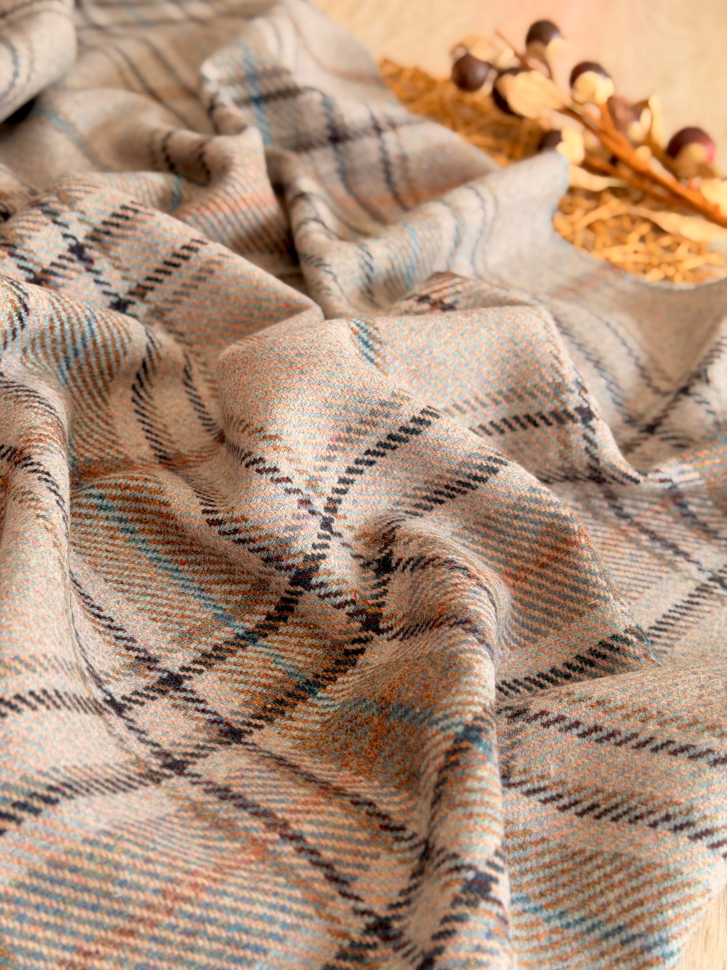 Paño de Lana Cambridge Plaid