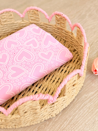 Puff Printed Cotton Bandana Hearts