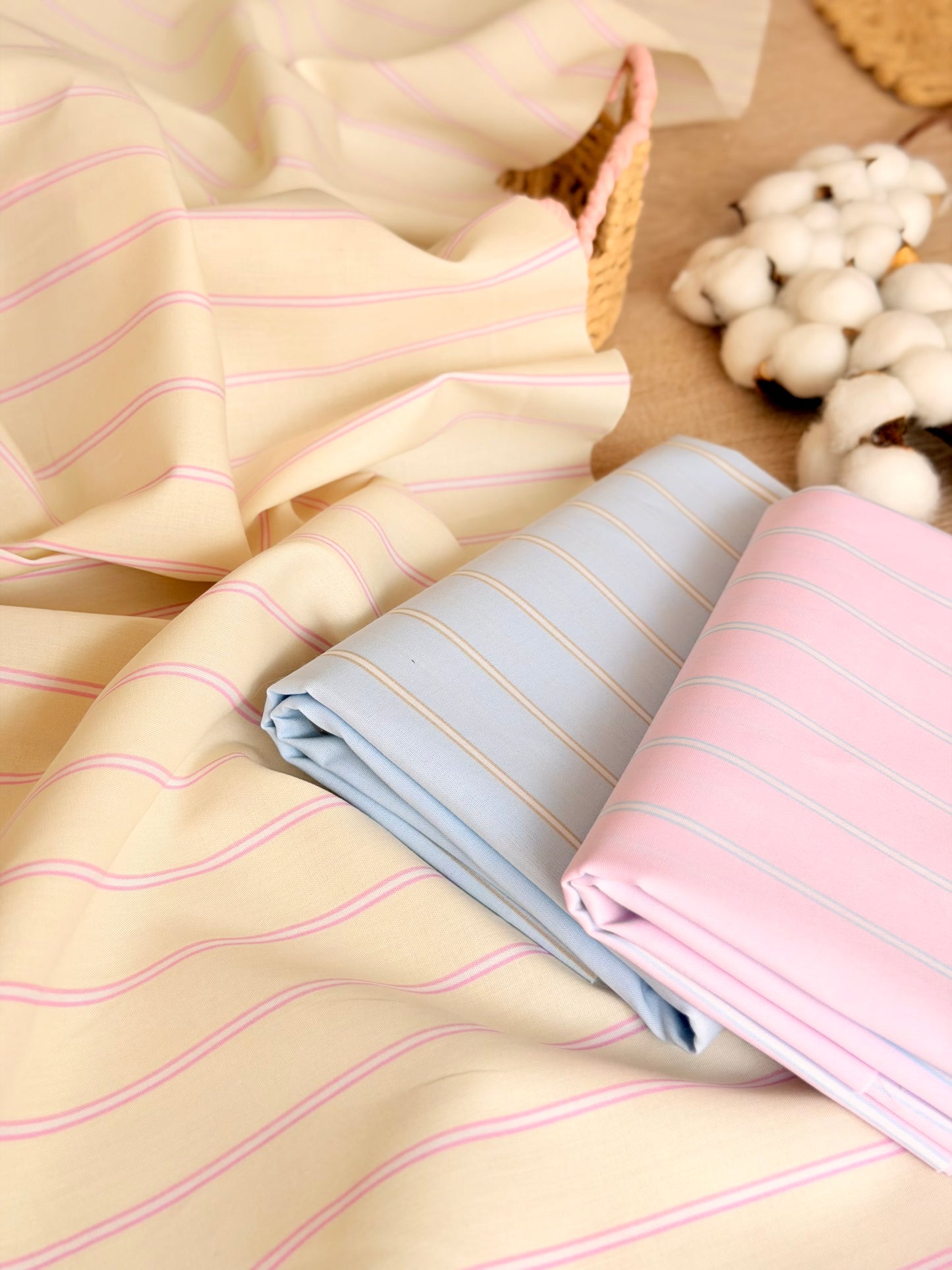 Printed Cotton Stripes 05