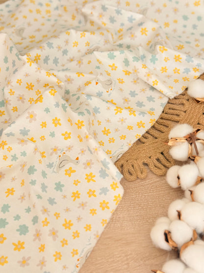 Cotton Twill Sunny Daisies