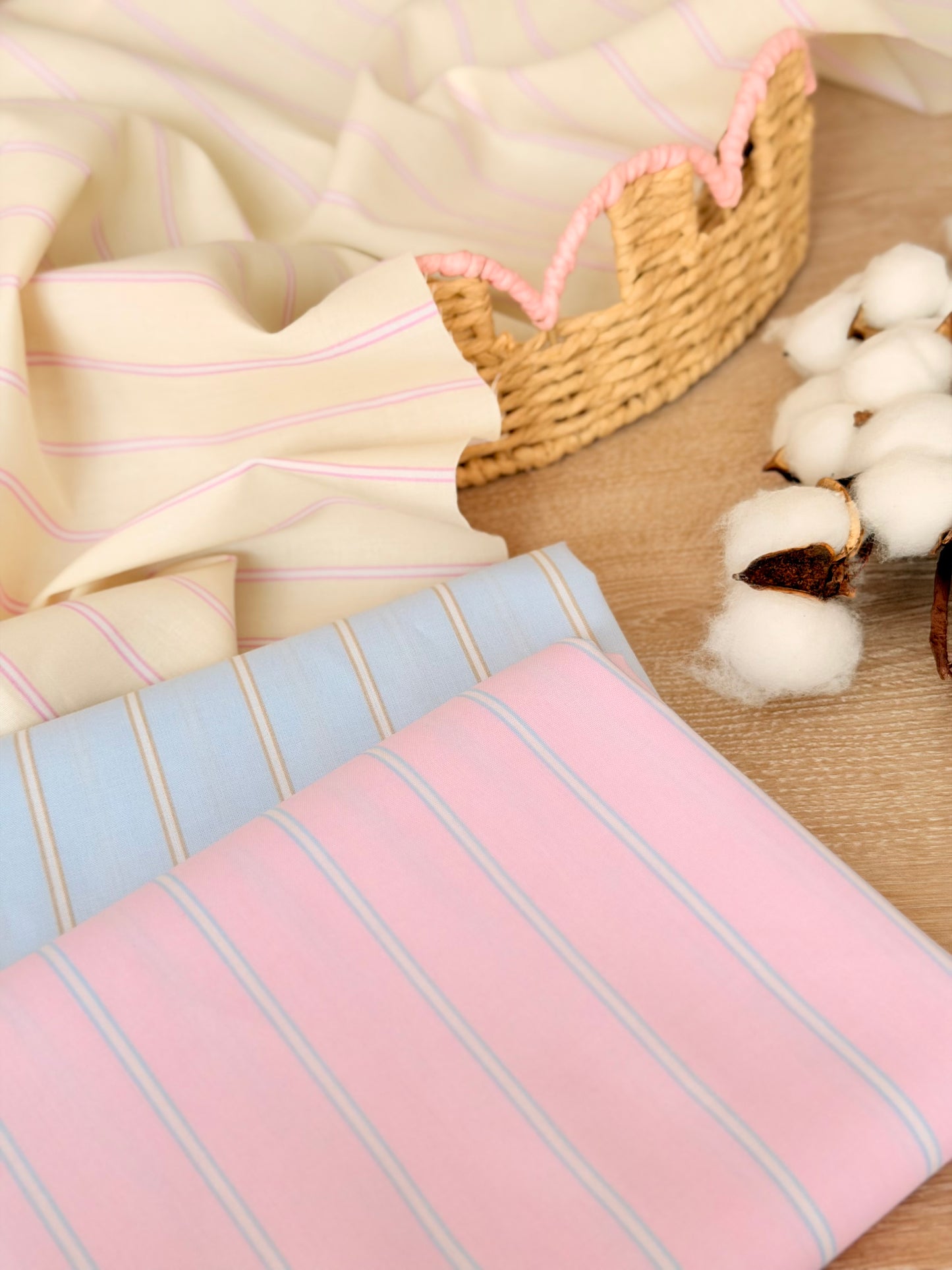 Printed Cotton Stripes 05