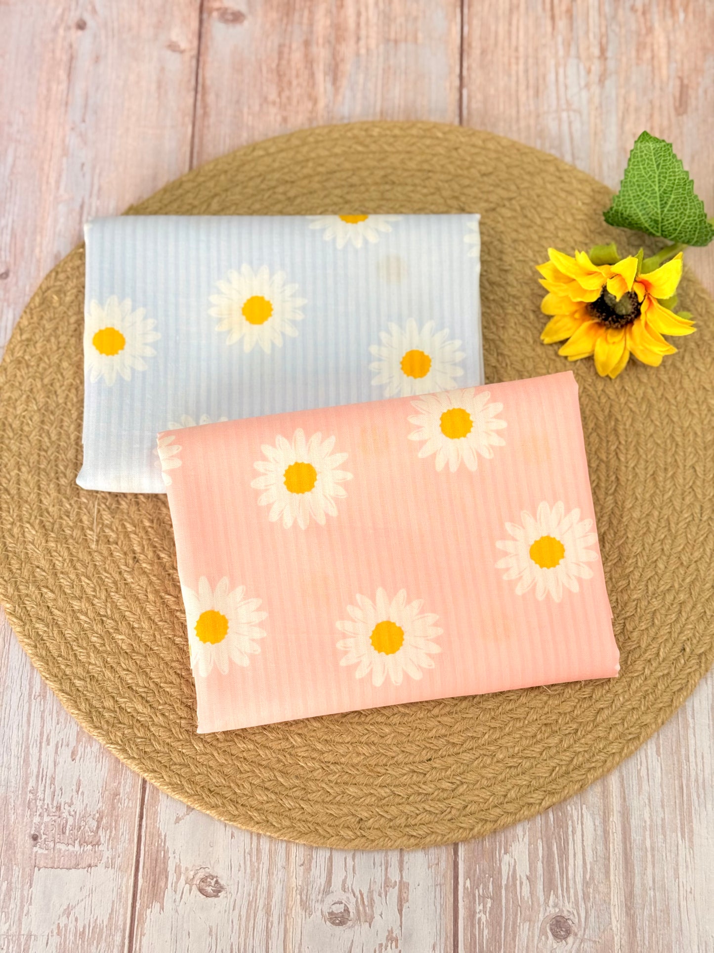 Printed Voile Daisy Daydream