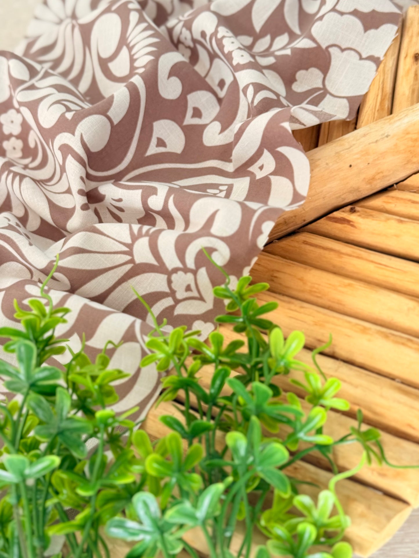 Printed Linen Florentine