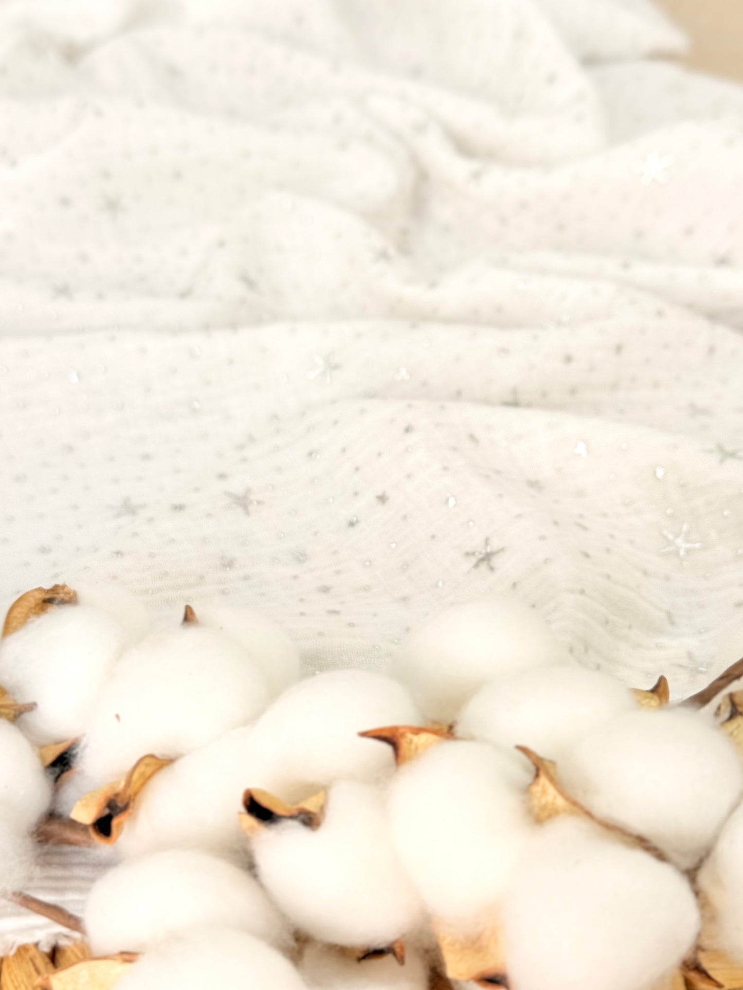 Muselina Silver Stardust