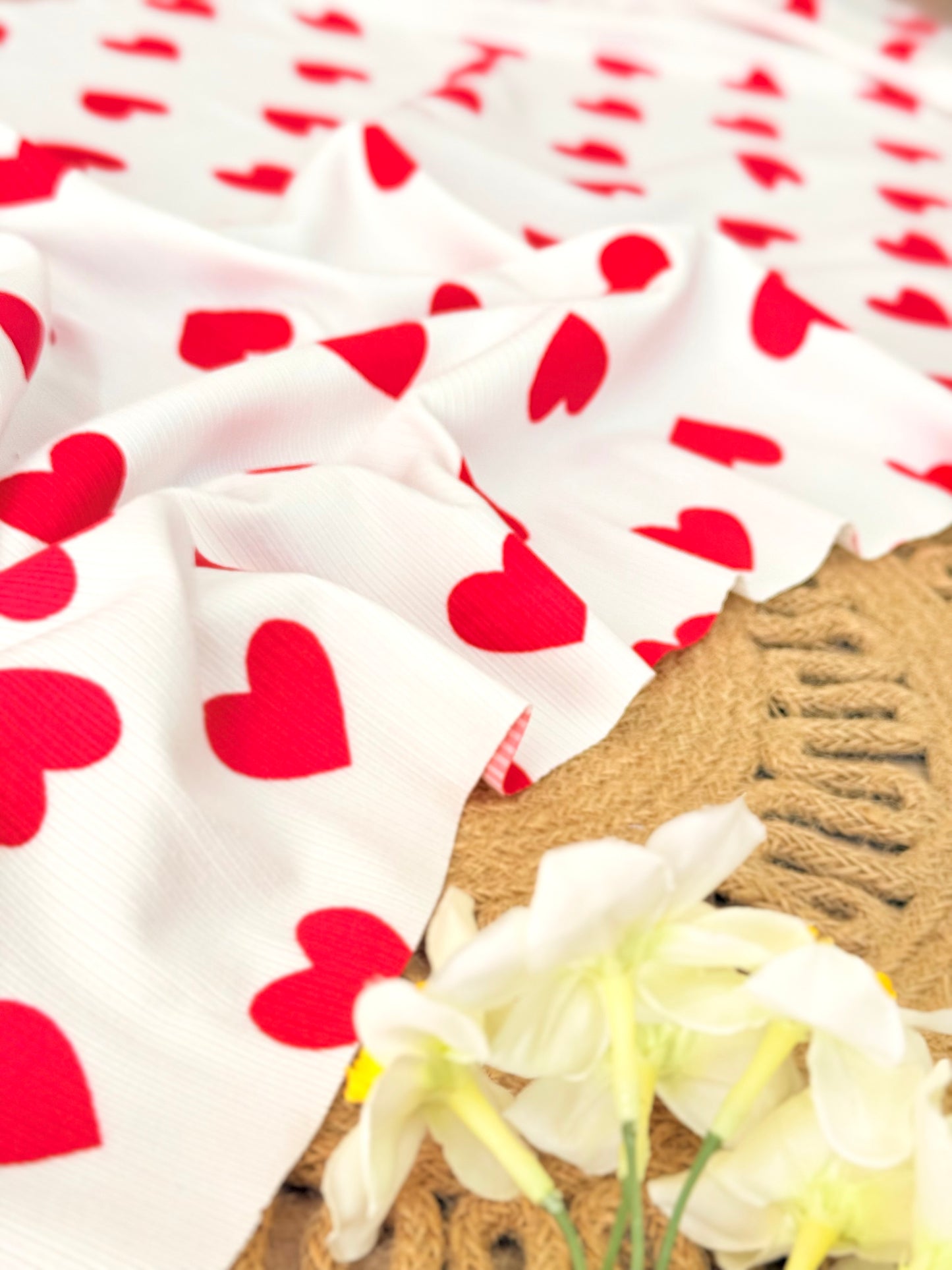 Printed Rib Sweet Valentine
