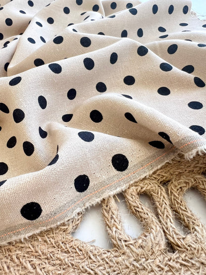 Printed Linen Dots