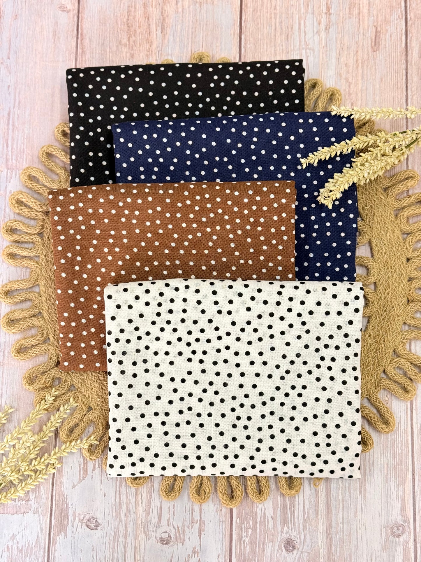 Printed Linen Polka Atelier