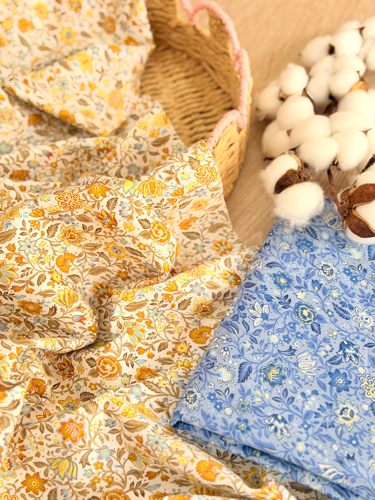 Cotton Twill Autumn Bloom