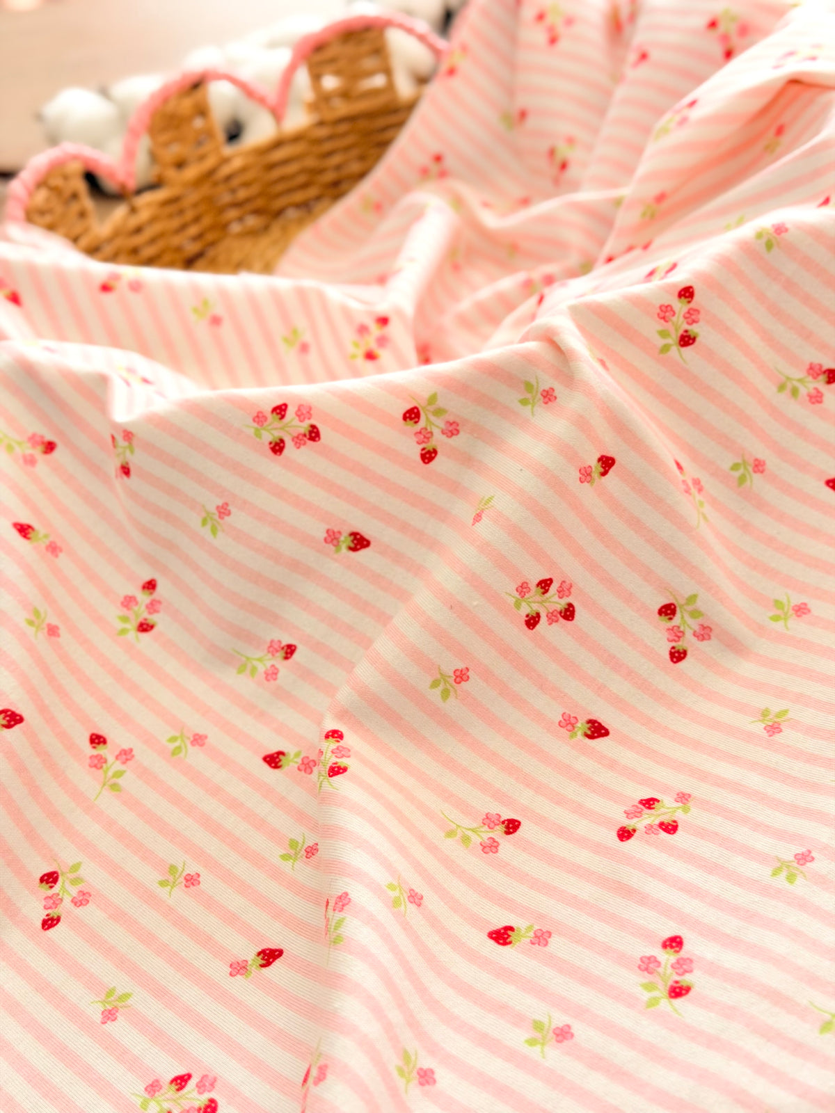 Interlock Strawberry Stripes