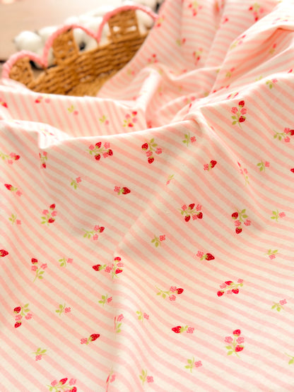 Interlock Strawberry Stripes