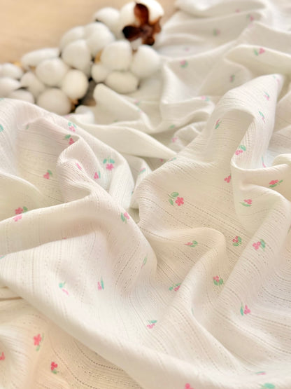 Printed Cotton Jersey Petite Bloom