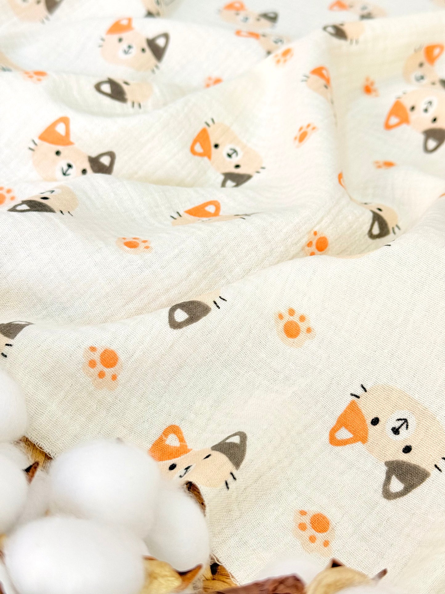 Muselina Kitty Paws