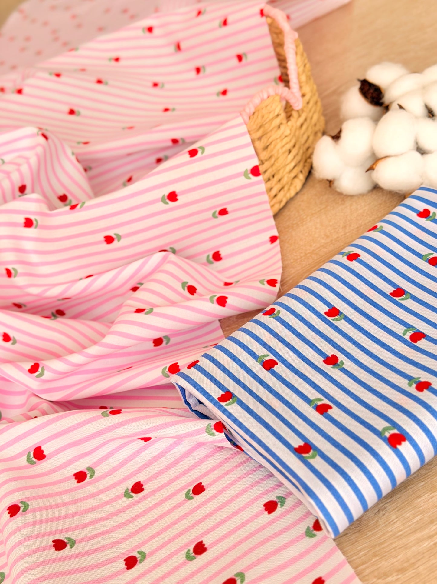 Printed Cotton Tulip Lane