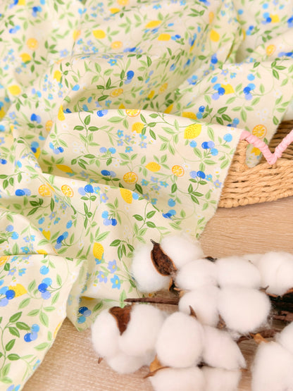 Cotton Twill Citrus Garden