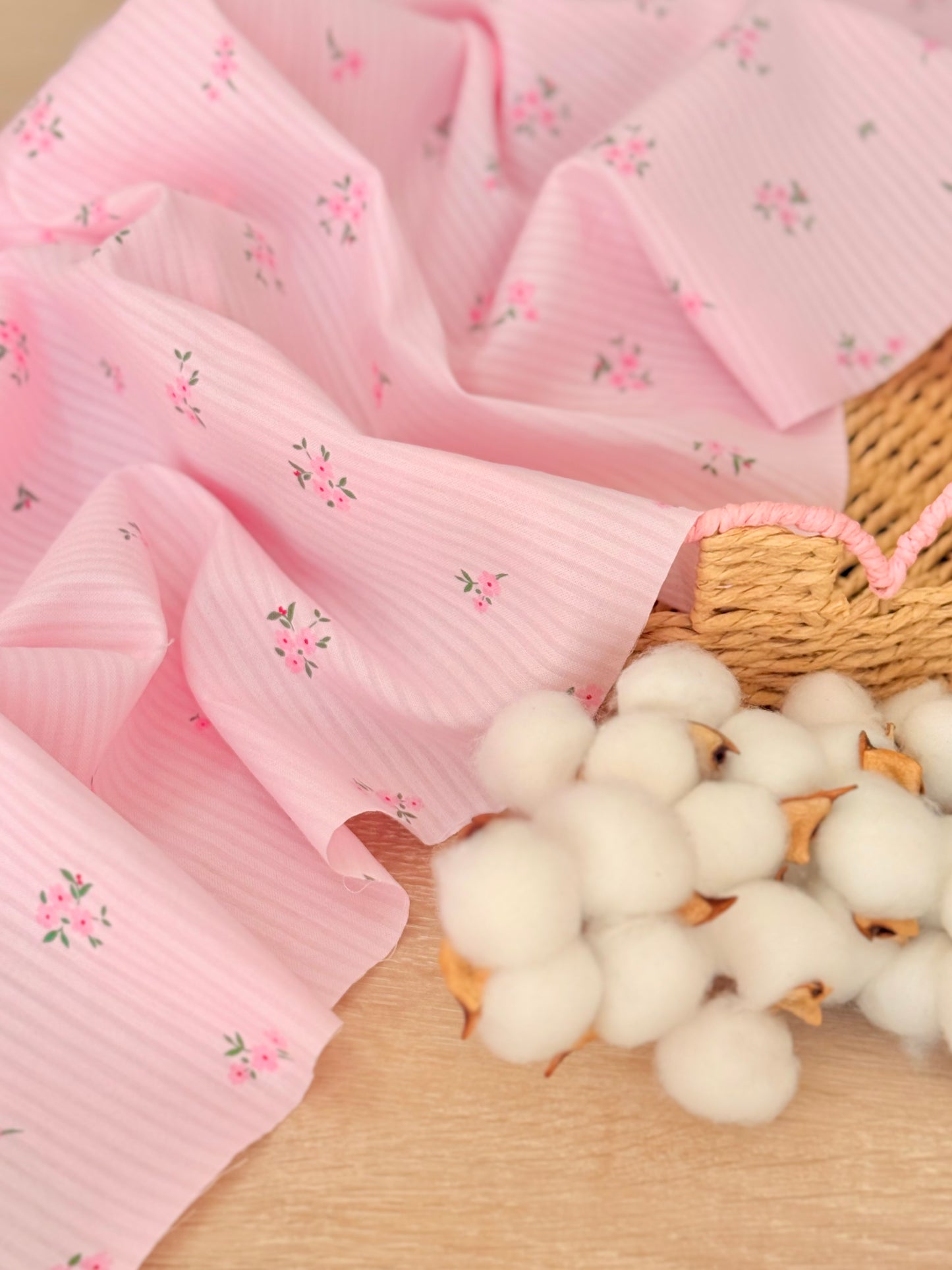 Printed Voile Petal Whisper
