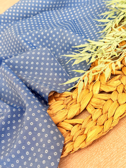 Printed Denim Meadow Dots