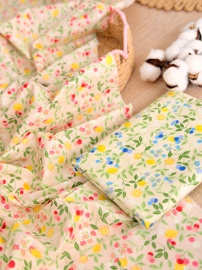Cotton Twill Citrus Garden