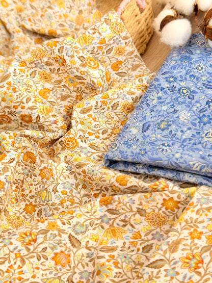 Cotton Twill Autumn Bloom