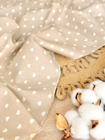 Cotton Twill Pastel Hearts