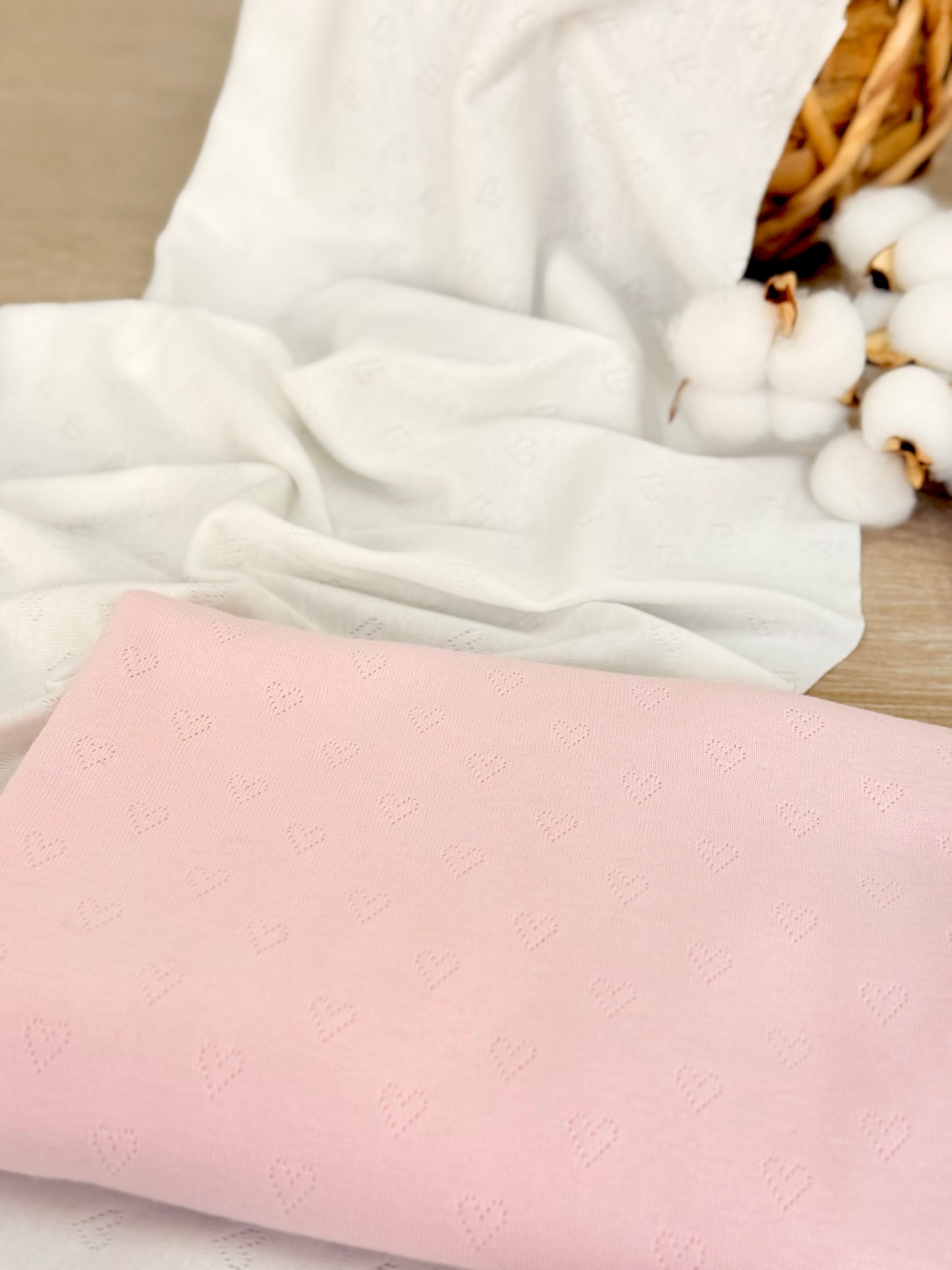 Cotton Jersey Hearts