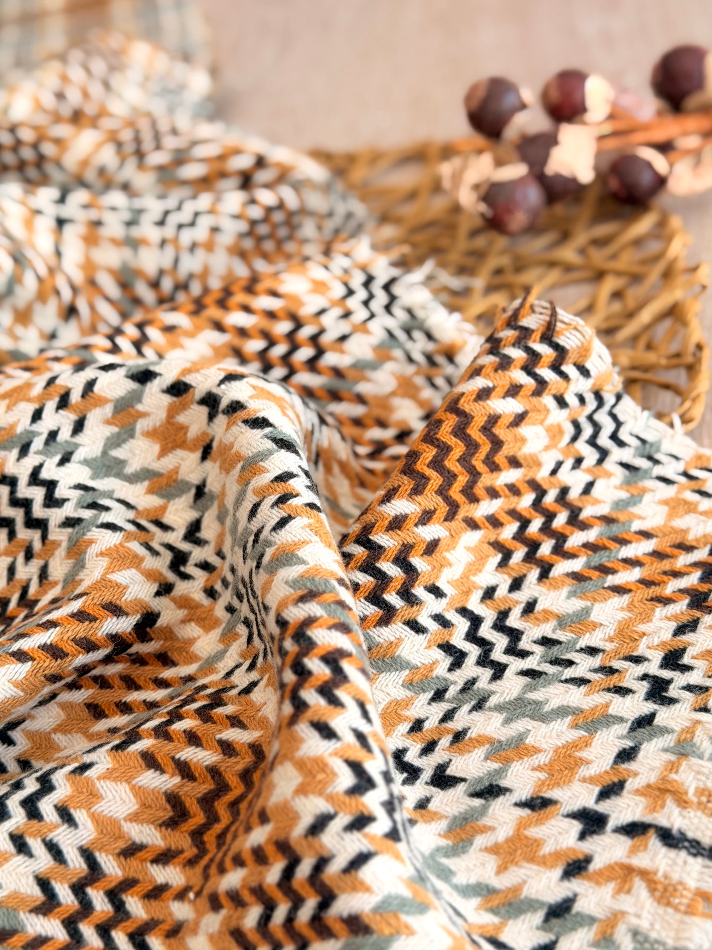 Paño de Lana Autumn Herringbone
