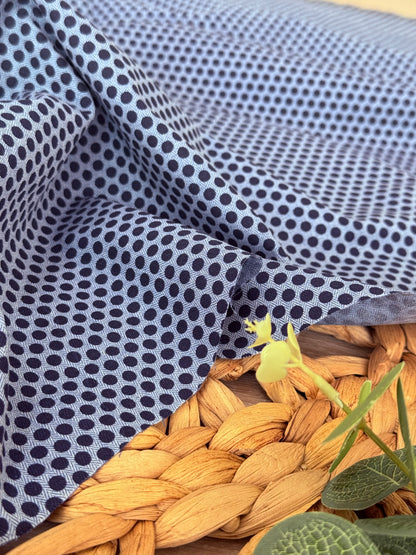 Printed Denim Circles