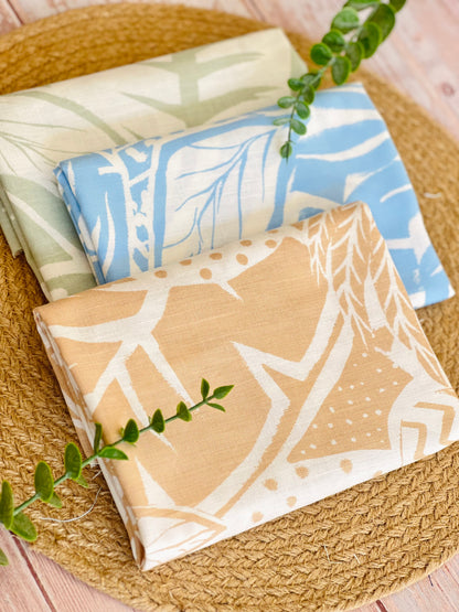 Printed Linen Island Botanics