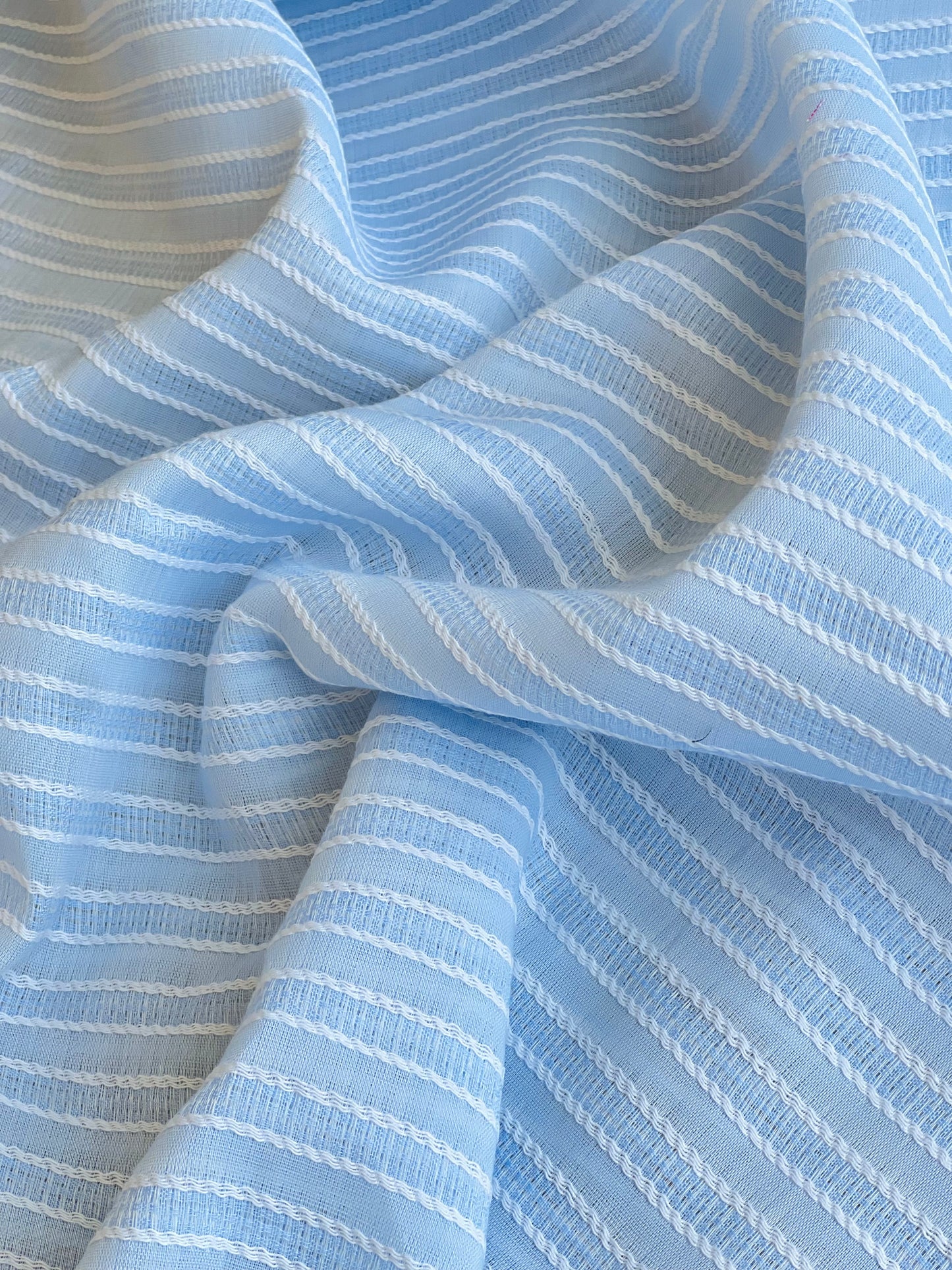 Printed Semi Linen Stripes 01