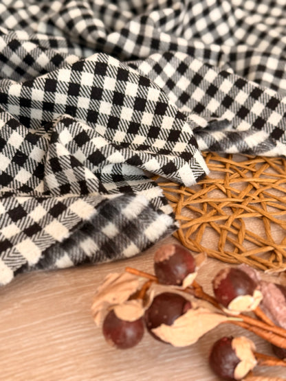 Paño de Lana Classic Gingham Noir