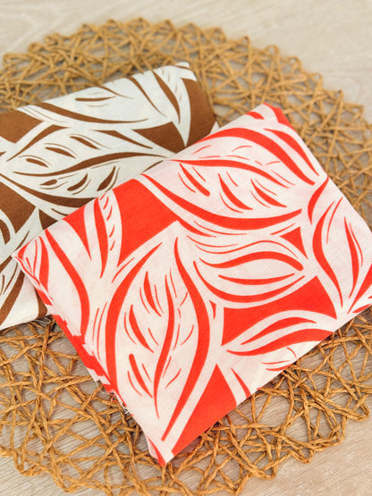 Printed Linen Tropical Trace