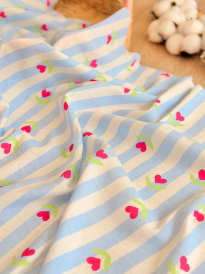 Interlock Tulip Stripes
