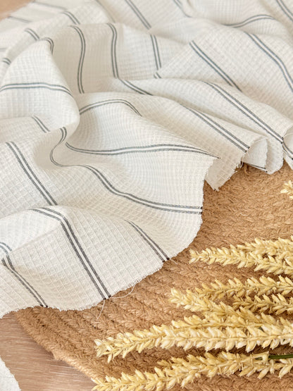 Waffle Fabric Coastal Texture